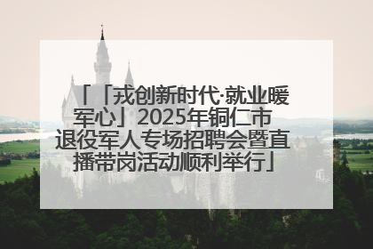 「戎创新时代·就业暖军心」2025年铜仁市退役军人专场招聘会暨直播带岗活动顺利举行