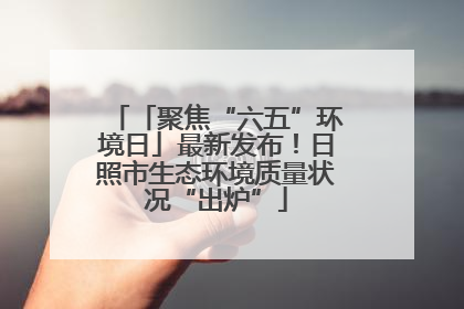 「聚焦“六五”环境日」最新发布！日照市生态环境质量状况“出炉”