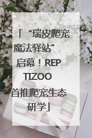 “瑞皮爬宠魔法驿站” 启幕！REPTIZOO 首推爬宠生态研学