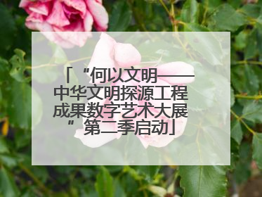 “何以文明——中华文明探源工程成果数字艺术大展”第二季启动