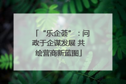 “乐企荟”：问政于企谋发展 共绘营商新蓝图