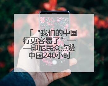 “我们的中国行更容易了”——印尼民众点赞中国240小时过境免签政策