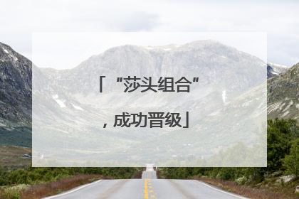 “莎头组合”，成功晋级