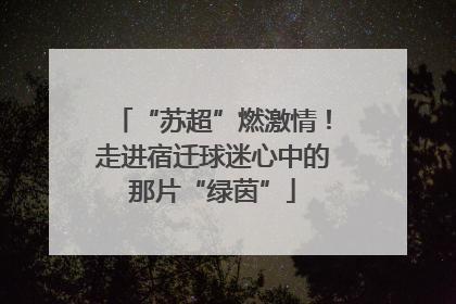 “苏超”燃激情！走进宿迁球迷心中的那片“绿茵”