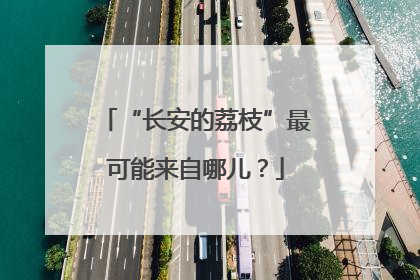 “长安的荔枝”最可能来自哪儿？