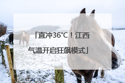 直冲36℃！江西气温开启狂飙模式
