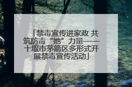 禁毒宣传进家政 共筑防毒“她”力量——十堰市茅箭区多形式开展禁毒宣传活动