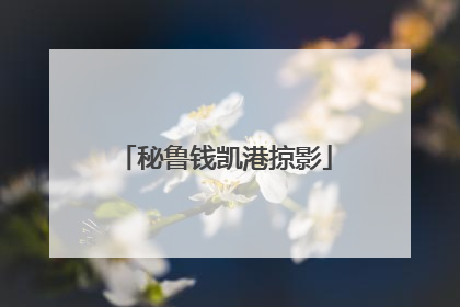 秘鲁钱凯港掠影