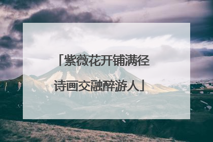紫薇花开铺满径 诗画交融醉游人