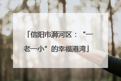 信阳市浉河区：“一老一小”的幸福港湾