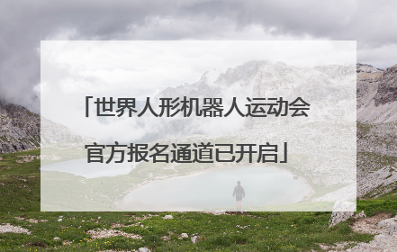 世界人形机器人运动会官方报名通道已开启