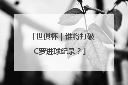 世俱杯｜谁将打破C罗进球纪录？