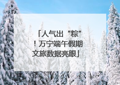 人气出“粽”！万宁端午假期文旅数据亮眼