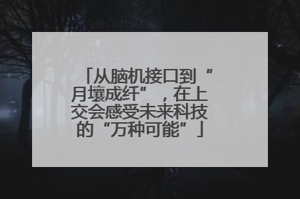 从脑机接口到“月壤成纤”，在上交会感受未来科技的“万种可能”