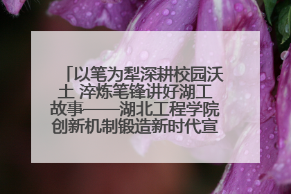以笔为犁深耕校园沃土 淬炼笔锋讲好湖工故事——湖北工程学院创新机制锻造新时代宣传“轻骑兵”