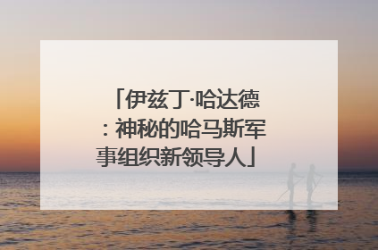 伊兹丁·哈达德：神秘的哈马斯军事组织新领导人