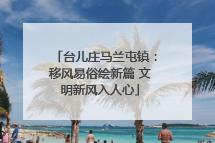 台儿庄马兰屯镇：移风易俗绘新篇 文明新风入人心