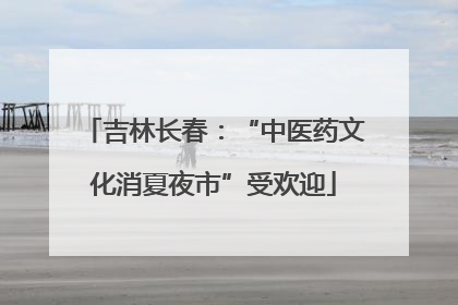 吉林长春：“中医药文化消夏夜市”受欢迎