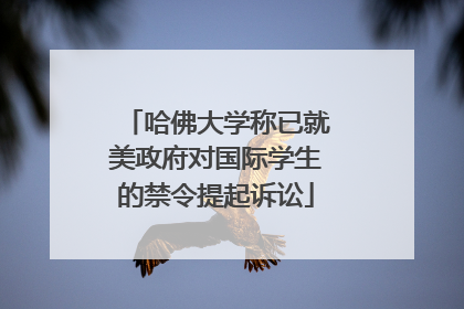 哈佛大学称已就美政府对国际学生的禁令提起诉讼