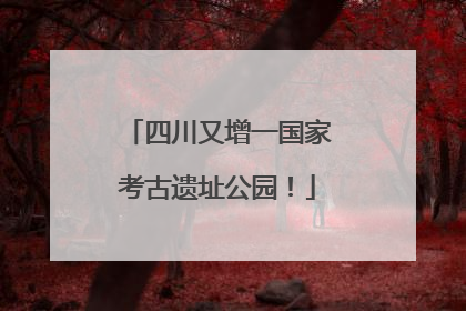 四川又增一国家考古遗址公园！
