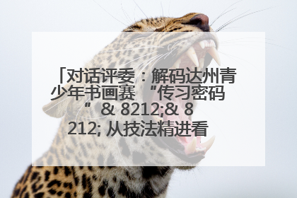 对话评委：解码达州青少年书画赛 “传习密码”& 8212;& 8212; 从技法精进看文化传承新活力