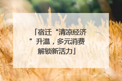 宿迁“清凉经济”升温，多元消费解锁新活力
