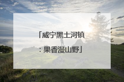 威宁黑土河镇：果香漫山野