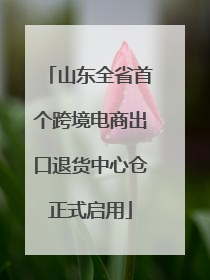 山东全省首个跨境电商出口退货中心仓正式启用