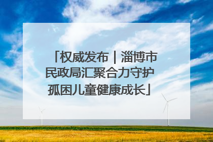 权威发布｜淄博市民政局汇聚合力守护孤困儿童健康成长