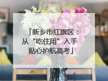 新乡市红旗区：从“吃住用”入手 贴心护航高考