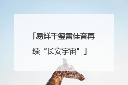 易烊千玺雷佳音再续“长安宇宙”