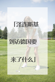 泽连斯基到访德国要来了什么