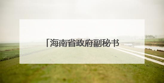 海南省政府副秘书长张华伟履新儋州市委常委、副市长