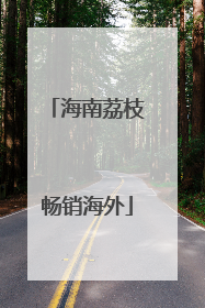 海南荔枝畅销海外