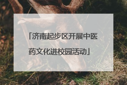 济南起步区开展中医药文化进校园活动