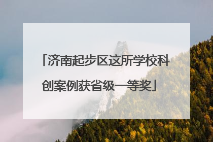 济南起步区这所学校科创案例获省级一等奖
