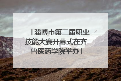 淄博市第二届职业技能大赛开幕式在齐鲁医药学院举办
