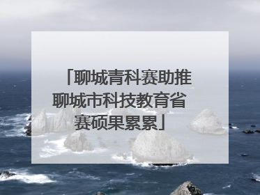 聊城青科赛助推聊城市科技教育省赛硕果累累