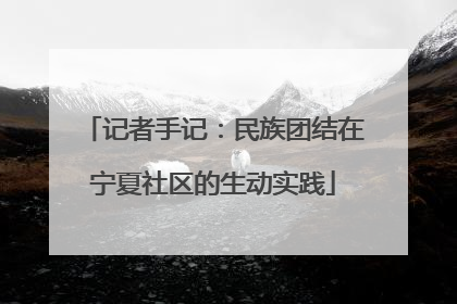 记者手记：民族团结在宁夏社区的生动实践