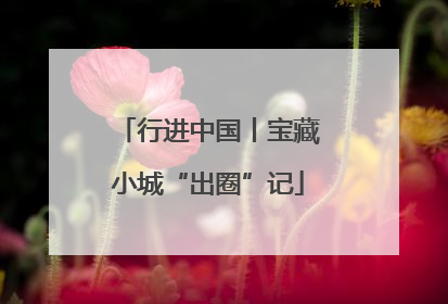 行进中国丨宝藏小城“出圈”记
