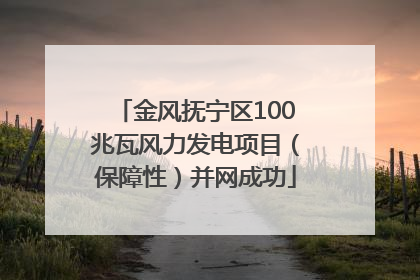 金风抚宁区100兆瓦风力发电项目（保障性）并网成功