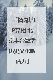 镇岗塔IP亮相 北京丰台激活历史文化新活力