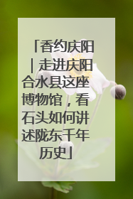 香约庆阳｜走进庆阳合水县这座博物馆，看石头如何讲述陇东千年历史