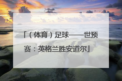 （体育）足球——世预赛：英格兰胜安道尔